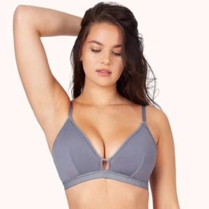 Lively Busty Bralette - Smoke Blue/Gray